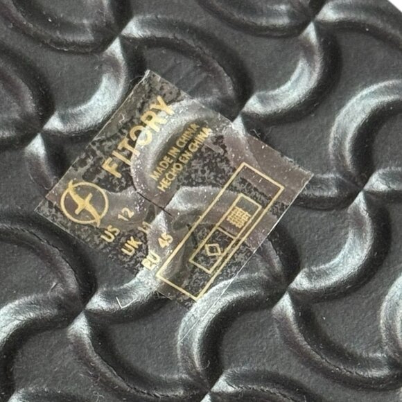 NWOT Fitory Plaid Mule Slip Ons Cork Footbed Cozy Cabincore Holiday Women’s 12 - Picture 7 of 9